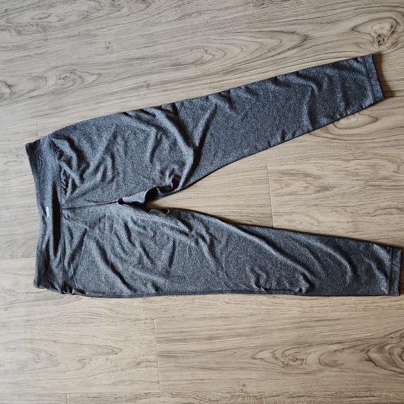 Dark Gray Melange Athletic Works Leggings - Picture 2 of 5